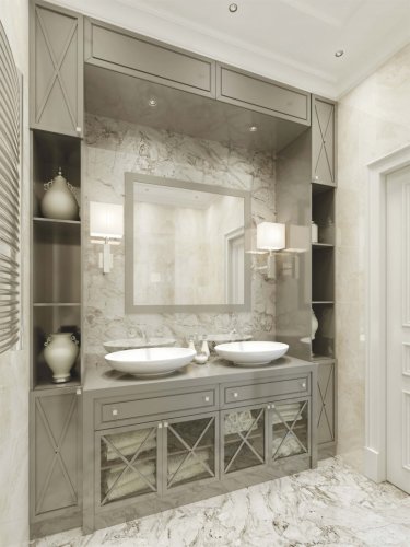 Farklı Banyo Dolap Dekorasyonları